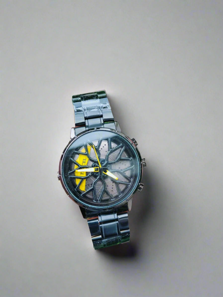 Stereoscopic Car Wheel Watch