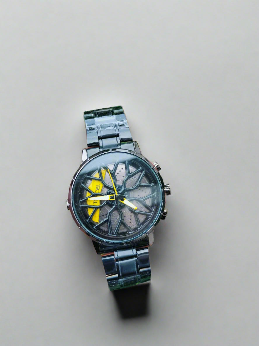 Stereoscopic Car Wheel Watch