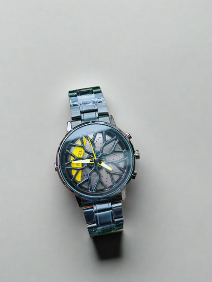 Stereoscopic Car Wheel Watch