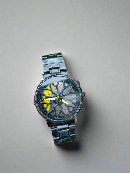 Stereoscopic Car Wheel Watch